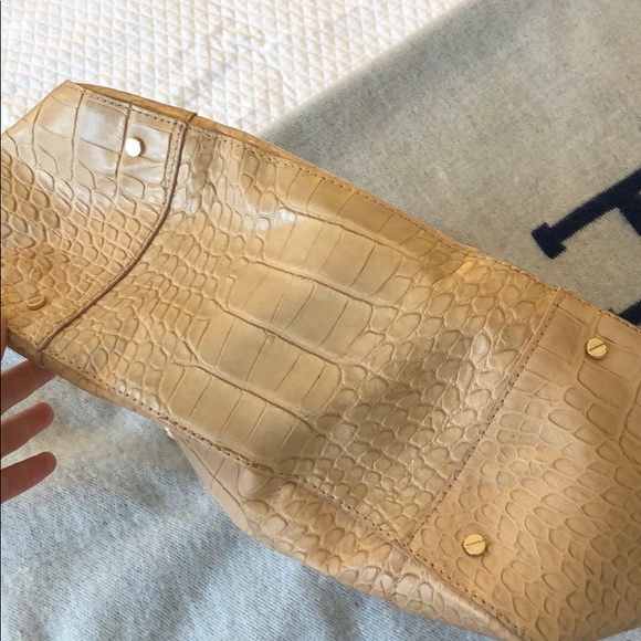 Tory Burch beige top handle bag - Picture 2 of 8